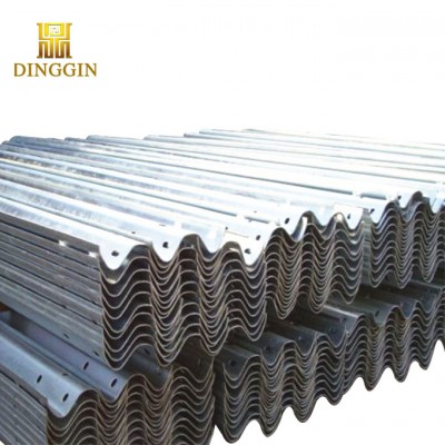 Q235/Q345 steel w beam galvanized highway guardrail