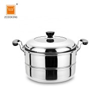 Wholesale 304 Stainless Steel Milk Heating Cooking Pot With Glass Lid